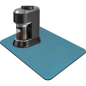 Koffiezetapparaat Mat Aanrecht Grote Koffiezetapparaat Pads Absorberend Wasbaar Omkeerbaar Microfiber Afvoermat voor Keukengerei Koffiebar Mat voor Werkbladen (40cm x 50cm)