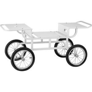 Royal Catering Onderstel Voor Suikerspinmachines- 4 Wielen - Wit