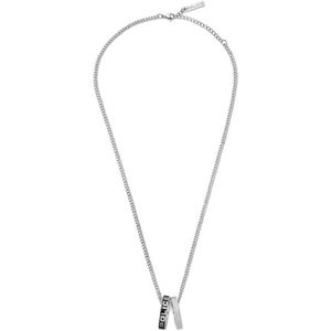 POLICE - Duo - Heren Ketting - Zilver - Roestvrij Staal