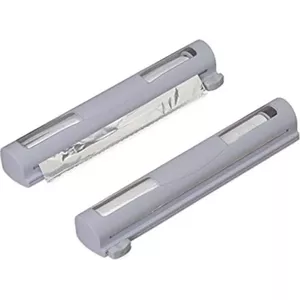 Aluminium papierdispenser met snijder, organizer voor aluminiumfolie, multifunctionele opbergorganizer voor keuken, eetkamer, kast