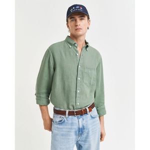 Gant - Overhemd - Lichtblauw - 100% Linnen