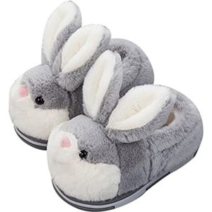 Warme pluche pantoffels voor dames en meisjes - Antislip, comfortabele huisschoenen