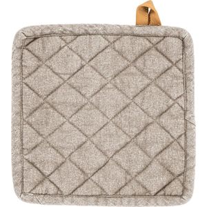 Pannenlap MYRNA 20x20cm - set/2, taupe