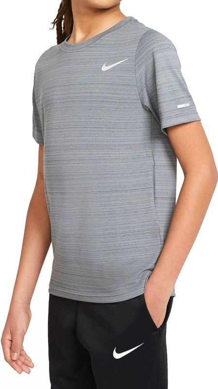 Nike - Dri-FIT Miler - Sporttop - Rood - Gerecycled Polyester