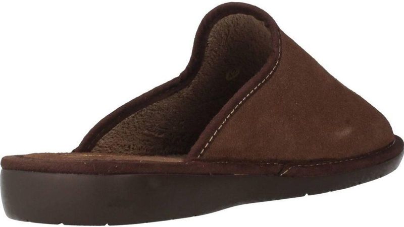 Nordikas - Mickey Slippers - Bruin - Leer - Heren
