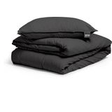 Dreamhouse - Dekbedovertrekset - Antraciet - Satijn - Incl. Kussensloop - 220 x 140 cm