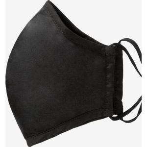 MONDKOPJES SCHOLLER  ZWART 5 Stuks (wit gestippeld)