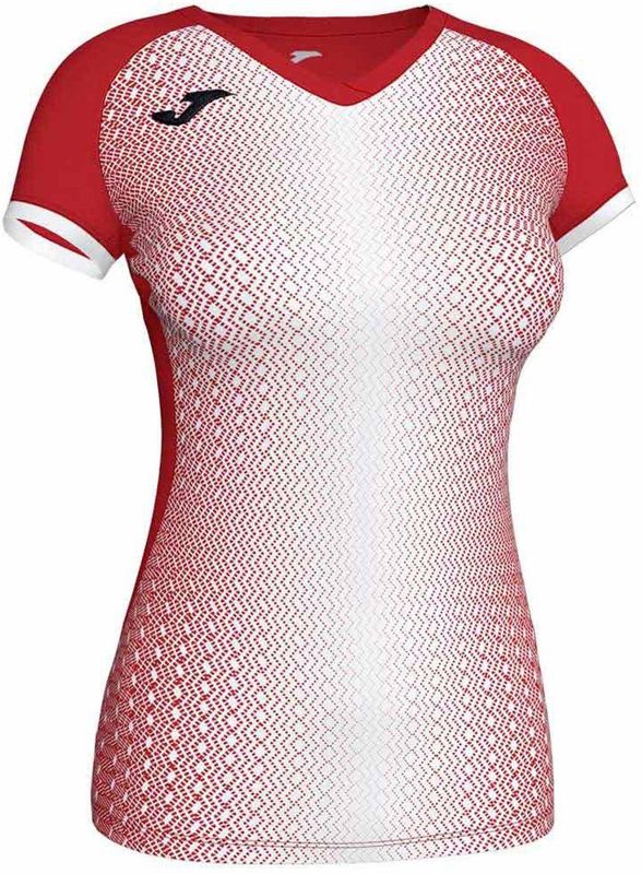Joma - Supernova - T-shirt - Rood - Korte Mouwen - Vrouw