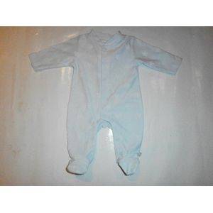 pyjama noukie's 6 maand 68 bleek blauw ster all over , in katoen