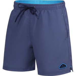 Ladeheid LA-ZA-SWS-Long Heren Zwembroek - Zwemshorts - met zijzakken en achterzak - sneldrogend - met binnenslip van mesh - Koordsluiting - Polyester - Kobalt/Azuurblauw - XXL