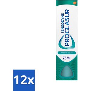 Sensodyne - Tandpasta - Pro Glasur - Fresh & Clean - 75ml x 12