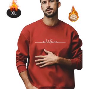 Nivard Sweater Heren - Sweaters - Hoodie - Warme Trui - Vest - Bordeauxrood - XL