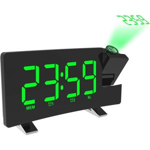 Solacis Wekkerradio Met Projectie - Wekkerradio - Digitale wekker - Wekkerradio kinderen - Wekker met projectie op plafond - Must have!