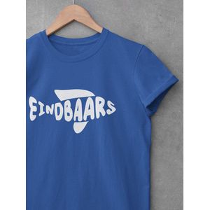 Shirt - Eindbaars - Wurban Wear | Grappig shirt | Leuk cadeau | Unisex tshirt | Vissen | Grappig shirt voor vissers | Vis shirt | Visspullen | Kunstaas | Zwart & Blauw