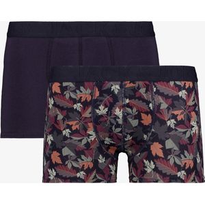 Jack & Jones heren boxershorts 2 paar donkerpaars - Maat M