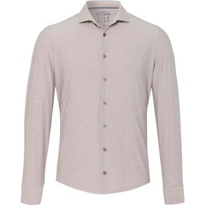 Pure The Functional Shirt Lichtbeige - Maat 38 - Heren - Overhemden Casual
