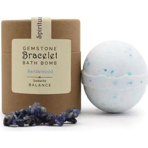 Sodaliet Edelsteen Armband - Badbom Giftset - Wellness & Energie in Één Cadeau
