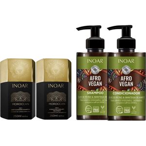 Inoar Moroccan Kit 250 ML Met Blends Shampoo & Conditioner 500 ML