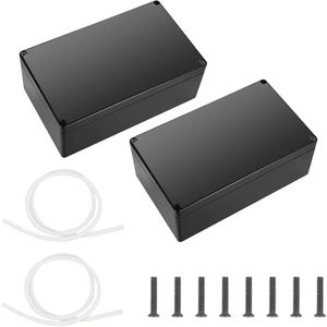 Aansluitdoos 2 Stuks - Waterdichte Kunststof Behuizing voor Elektronische Projecten