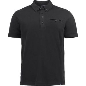 James Harvest POLO SHELLDEN 2115001 - Zwart - S