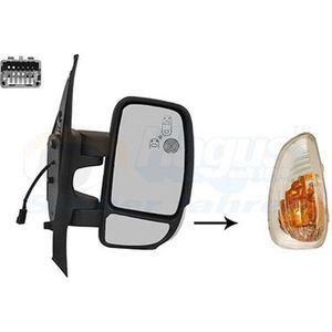 VanWezel 4388828 - Rétroviseur Compleet - Zwart - Voor Nissan Nv400 2010-heden