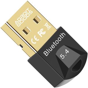 AdroitGoods Bluetooth 5.4 Adapter – USB Dongle – Plug & Play – Compatibel met Windows 11/10/8.1