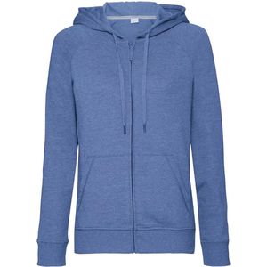 Russell Dames/dames HD Zip Hooded Sweatshirt (Blauwe mergel)