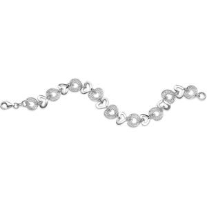 Orphelia ZA-1964 - Armband hartjes - 925 Zilver - 19 cm