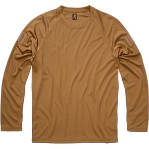 Brandit Quickdry Overhemd Met Lange Mouwen Bruin 7XL Man