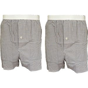 Embrator mannen Boxershorts 2-stuks geruit maat 4XL