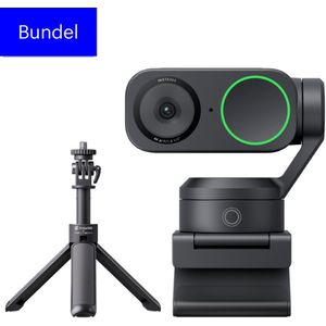 Insta360 Link 2 Stand Bundel - 4K Webcam met AI Facetracking - met Mini 2-in-1 Tripod