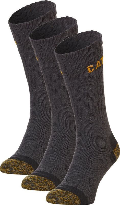 CAT Premium Werksokken Caterpillar Zwart - 3 paar - Maat  39-42
