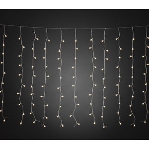 Konstsmide 3675 - Lichtgordijn - 400 lamps cherry LED gordijn - 500 x 100 cm - 24V - voor buiten - warmwit