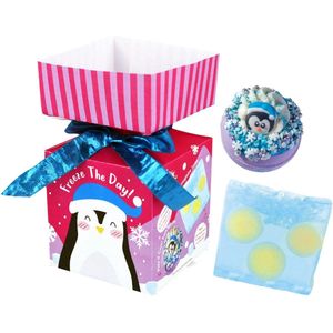Freeze the Day Mini Cracker cadeau set (bruisbal + zeep)