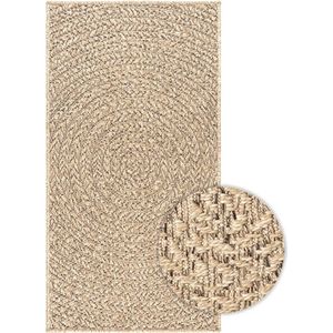 vidaXL - Vloerkleed - ZIZUR - binnen - en - buiten - 60x110 - cm - jute - look