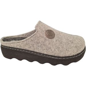 Rohde - Licht Grijze Open Dames Pantoffels - Grijs