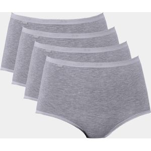 sloggi Basic+ Dames Maxi slip - 4-pack - Lichtgrijs - Maat 48
