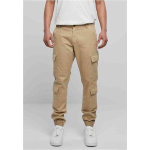 Urban Classics - Double Cargo Twill Jogging Pants Cargobroek - Taille, 33 inch - Beige