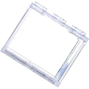 Druppelbestendig Draagbaar Klein Betta-aquarium Prachtig Transparant voor Schildpadvissen (Gewoon transparant)