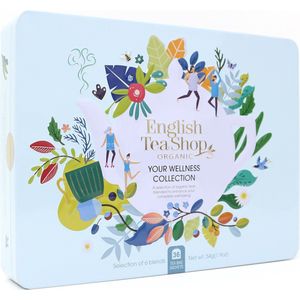English Tea Shop - Cadeau thee ""Your Welness"" - cadeaublik - 36 theezakjes - 6 verschillende smaken