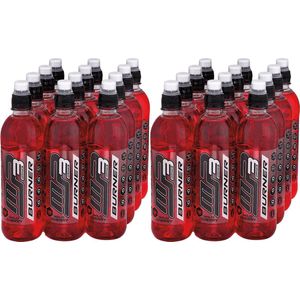 MP3 - Burner (Wild Cherry - 24 x 500 ml) - Carnitine drink - Sportdrank - 12 liter