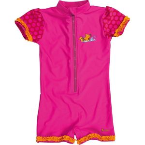 Playshoes UV zwempak Kinderen korte mouwen Muis - Roze - Maat 74/80