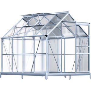 Gardebruk Tuinkas – Aluminium 4.8m² incl Dakraam 250x190cm – Met Fundering