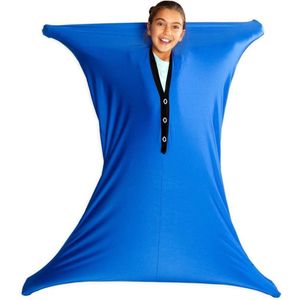 Daity 1 stuk - Sensorische lichaamssokken voor kinderen, elastische compressiesokken voor sensorische verwerkingsstoornissen, autisme, ADHD, ademende sensorische sokken voor kalmerende diepe compressietherapie (maat L: 142*71cm)