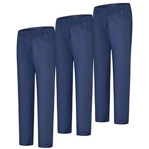 3-Pack Uniseks Werkbroeken - Gezondheidsuniformen en Medische Uniformen