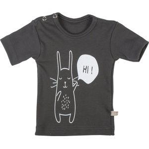 Plum Plum - T-shirt korte mouwen - Bunny - Donkergrijs