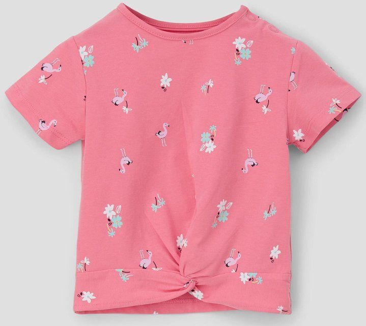 S.Oliver T-shirt met Geknoopt Detail in Diverse Kleuren voor Dames