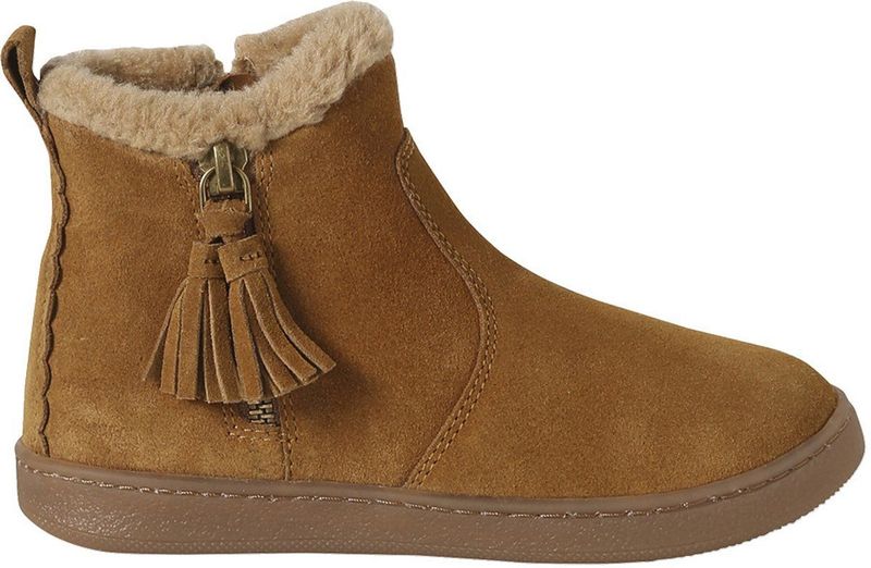 Vertbaudet - Meisjeslaarzen - Gevoerd - Leer - Kleuterschoolcollectie