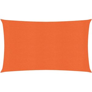 vidaXL-Zonnezeil-160-g/m²-2x5-m-HDPE-oranje
