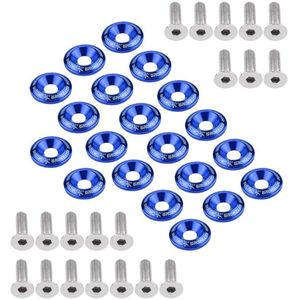 20-delige Aluminium Bumper Washer & Bouten Set – Inclusief Ringen – Reparatie- en Montagekit voor Auto’s